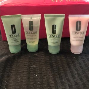 Clinique Travel size face washes lot of 4